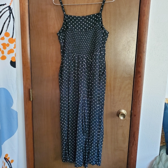 Old Navy Black White Polka Dot Jumpsuit - Picture 2 of 2